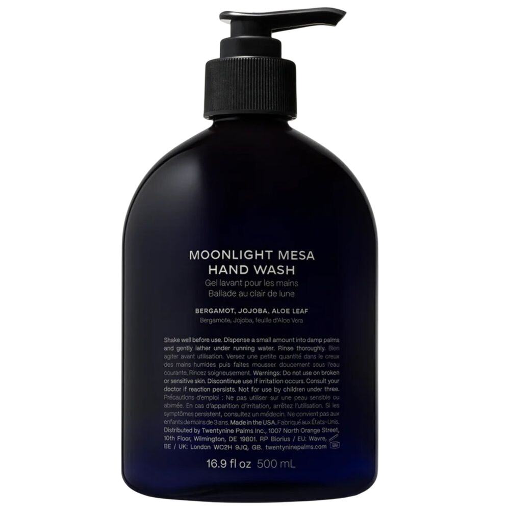 Twentynine Palms Moonlight Mesa Hand Wash Bergamot, Jojoba, Aloe Leaf NEW IN BOX